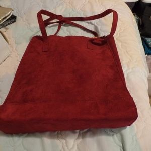 Suede Shoulder TOTE